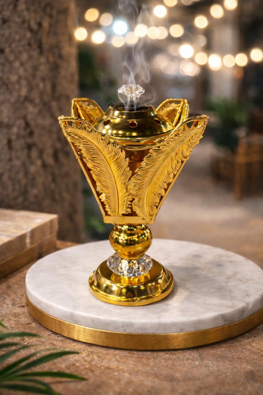 Luxury Gold Bakhoor Incense Burner