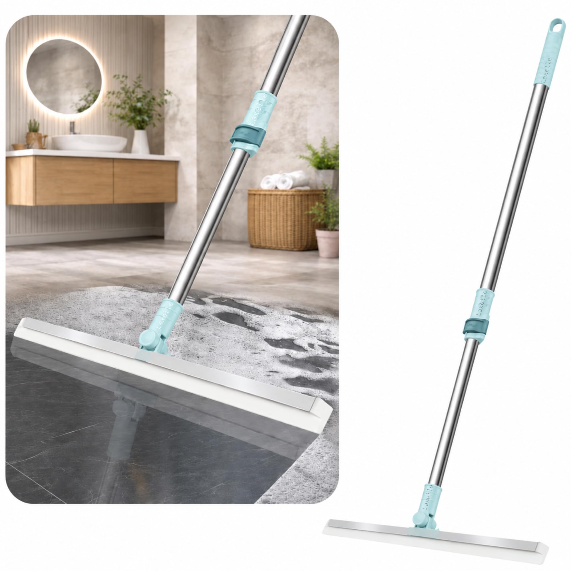 Adjustable Silicone Floor Squeegee – 50cm