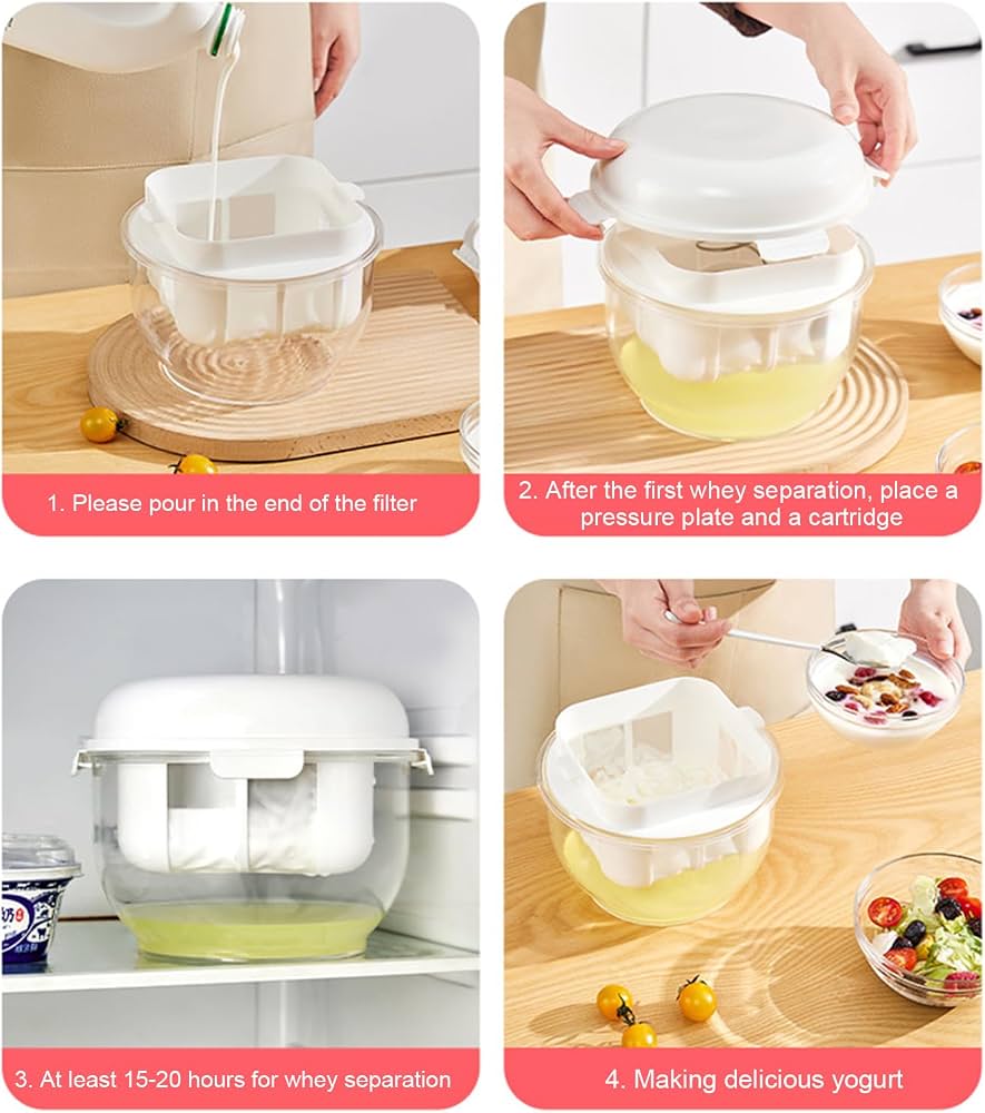 Greek Yogurt Strainer & Cheese Maker – 1100ml