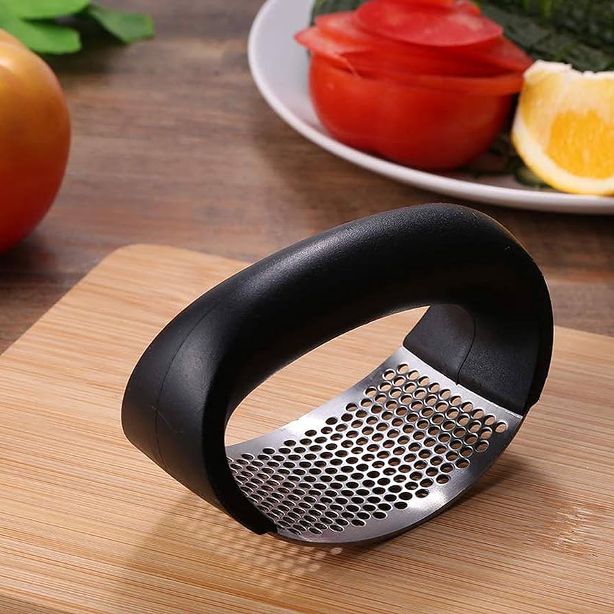 Stainless Steel Garlic Press & Mincer