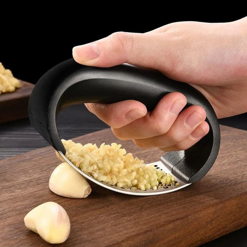 Stainless Steel Garlic Press & Mincer