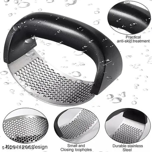 Stainless Steel Garlic Press & Mincer