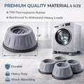 Anti-Vibration Washing Machine Pads (Set of 4)